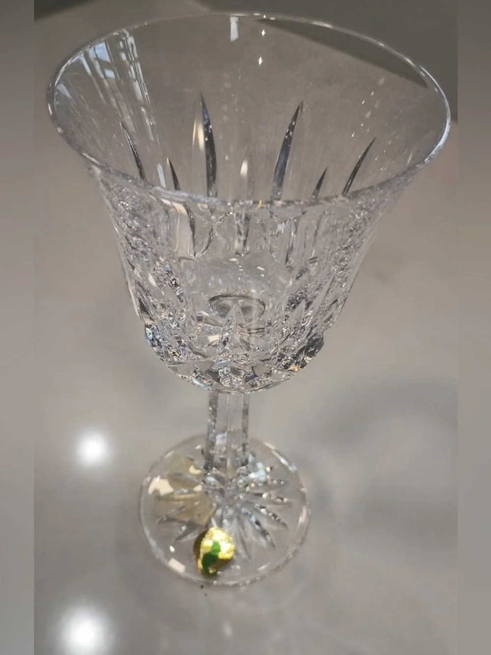 Waterford “Ballyshannon” Crystal Goblet Glass, New